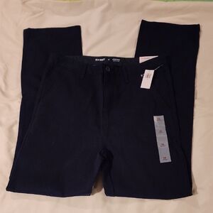 Old Navy Boys Dark Blue Chinos. Size 16 Straight. School Uniform Bottoms